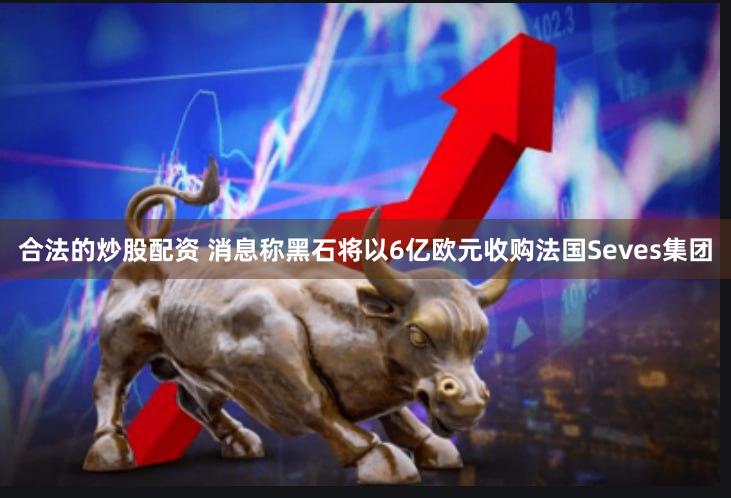 合法的炒股配资 消息称黑石将以6亿欧元收购法国Seves集团