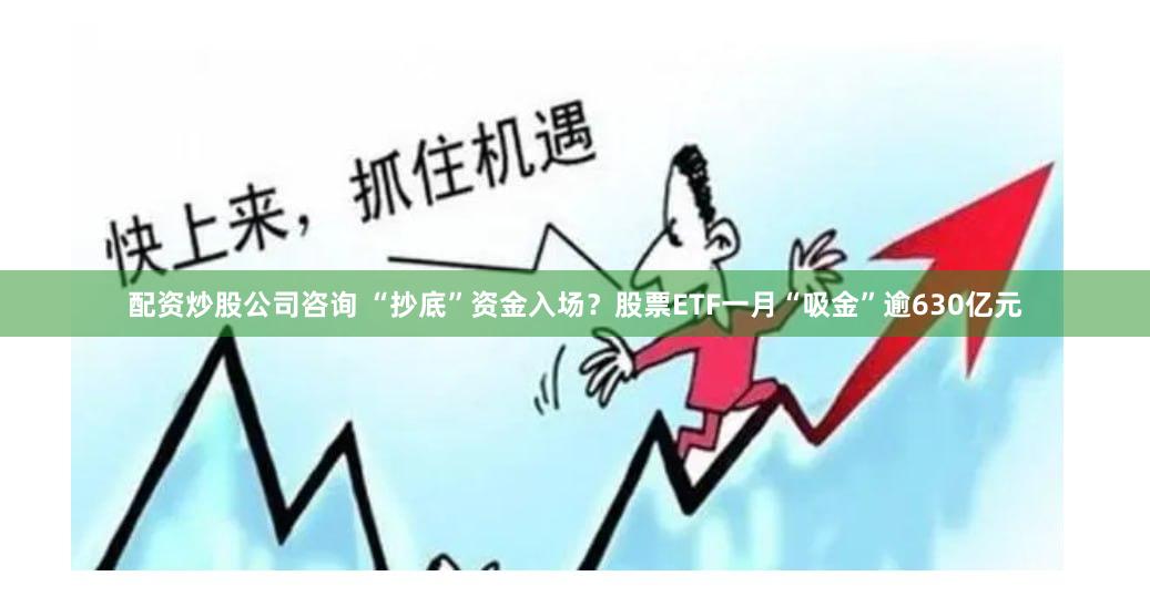 配资炒股公司咨询 “抄底”资金入场？股票ETF一月“吸金”逾630亿元