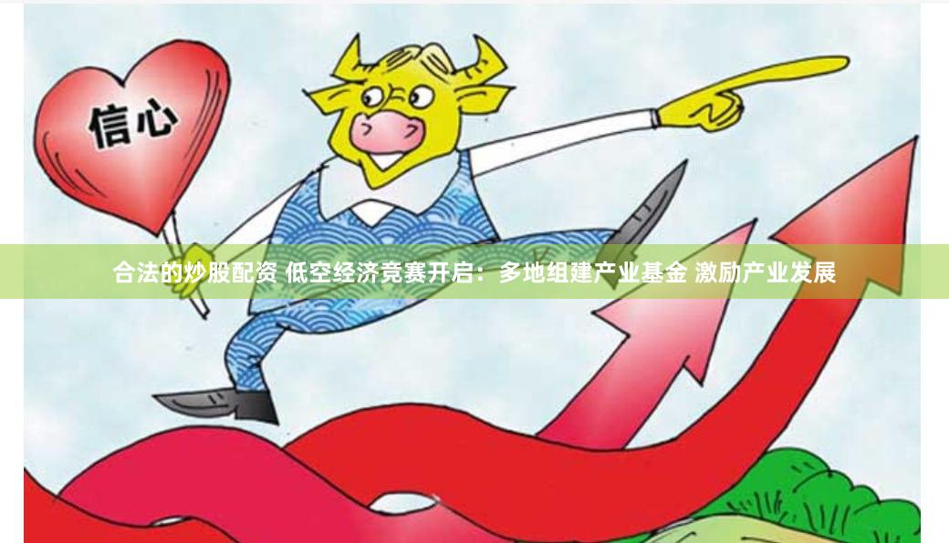 合法的炒股配资 低空经济竞赛开启：多地组建产业基金 激励产业发展